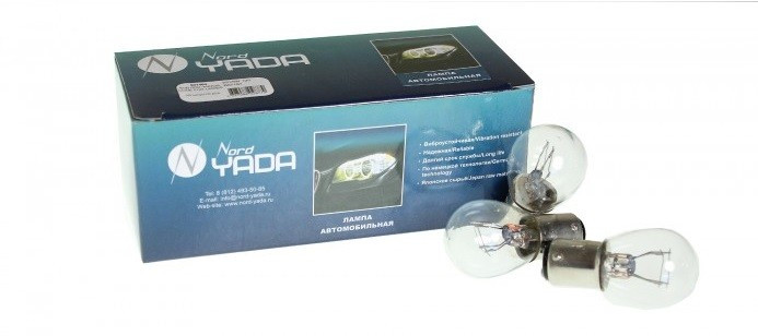 Автомобильная лампа Nord YADA 12V P21/5 W (BAY15d) - фото 1 - id-p210939166