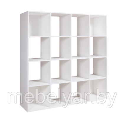 Стеллаж Мебель Класс Куб 3 белый - фото 2 - id-p213458930