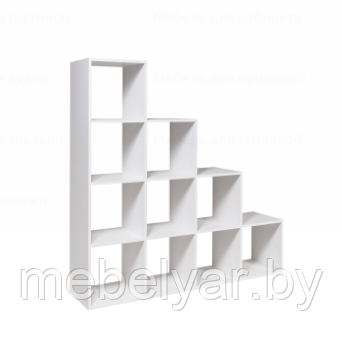 Стеллаж Мебель Класс Куб 5 белый - фото 1 - id-p213459039