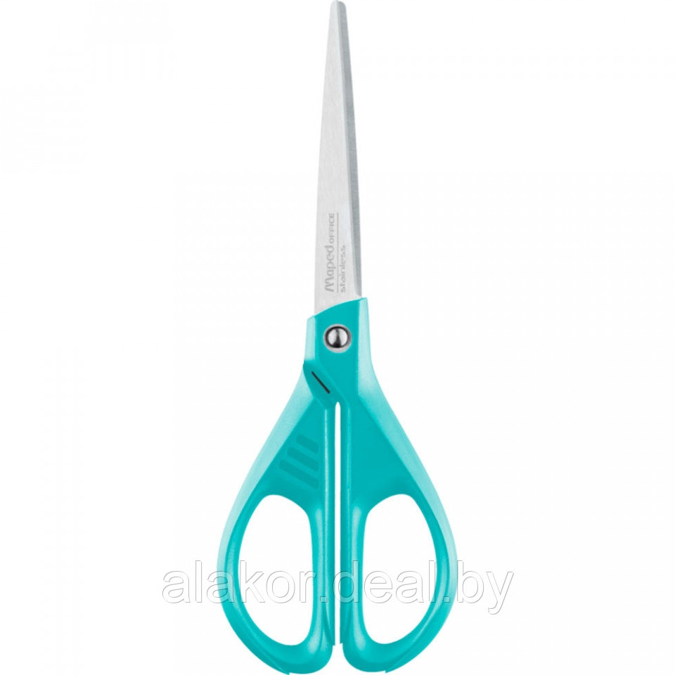 Ножницы Maped Essentials Green, 17 см, симметричные, голубой - фото 1 - id-p213459046