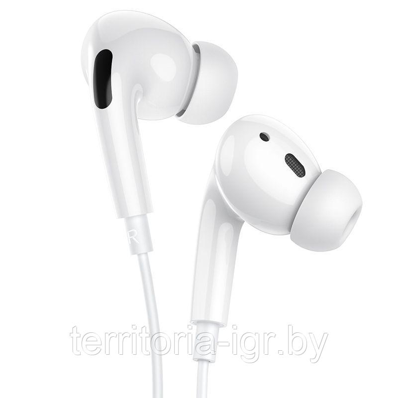 Гарнитура BM30 штекер 3.5мм EarPods Pro белый Borofone - фото 3 - id-p213461070