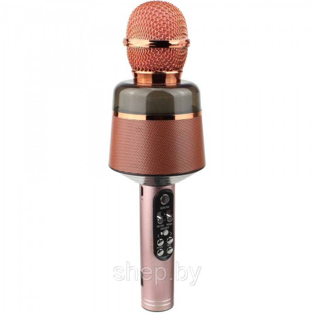 Микрофон беспроводной Musson Q008 цвет : черный, золото, розовое золото - фото 5 - id-p213461087