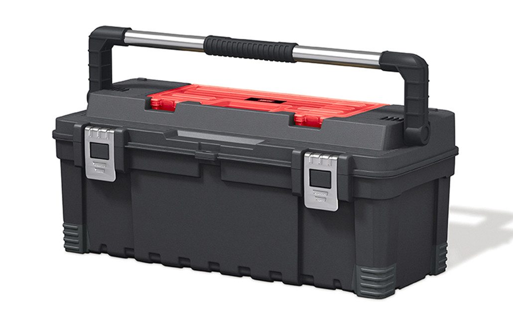 Ящик для инструментов Keter Hawk Tool Box 26'', черный - фото 1 - id-p213461035