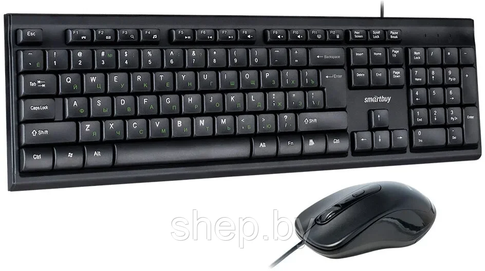 Комплект проводной Smartbuy ONE SBC-114282-K (клавиатура + мышь) - фото 1 - id-p213461192