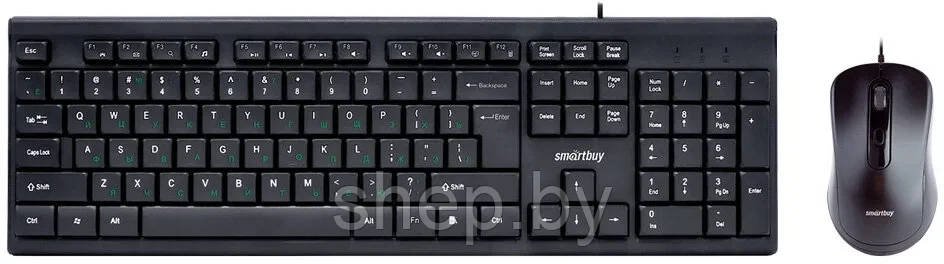 Комплект проводной Smartbuy ONE SBC-114282-K (клавиатура + мышь) - фото 2 - id-p213461192