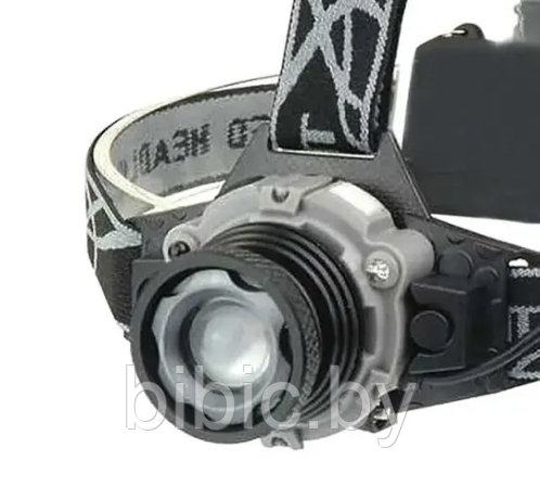 Фонарь налобный HT-784 (АКБ+USB) до 1км, фонарик светодиодный на голову лоб, мощный - фото 2 - id-p213463818