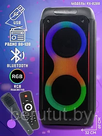 Акустическая колонка напольная Bluetooth RX-8288 с микрофоном