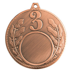 Медаль 5 см   3 место  без ленты ,055-3 Бронзовый