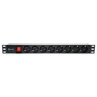 5bites PDU819P-08 Блок розеток 8S / PVC / SWITCH / 1U / 19"