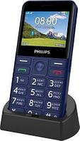 Мобильный телефон Philips E207 Xenium синий моноблок 2Sim 2.31" 240x320 Nucleus 0.08Mpix GSM900/1800 FM