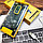 Портативное зарядное устройство Power Bank 10000mAh CYBERPUNK Style с индикатором батареи Желтый, фото 2