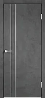 Дверное полотно Экошпон TECHNO облегченное М2 900х2000 цвет Муар темно-серый