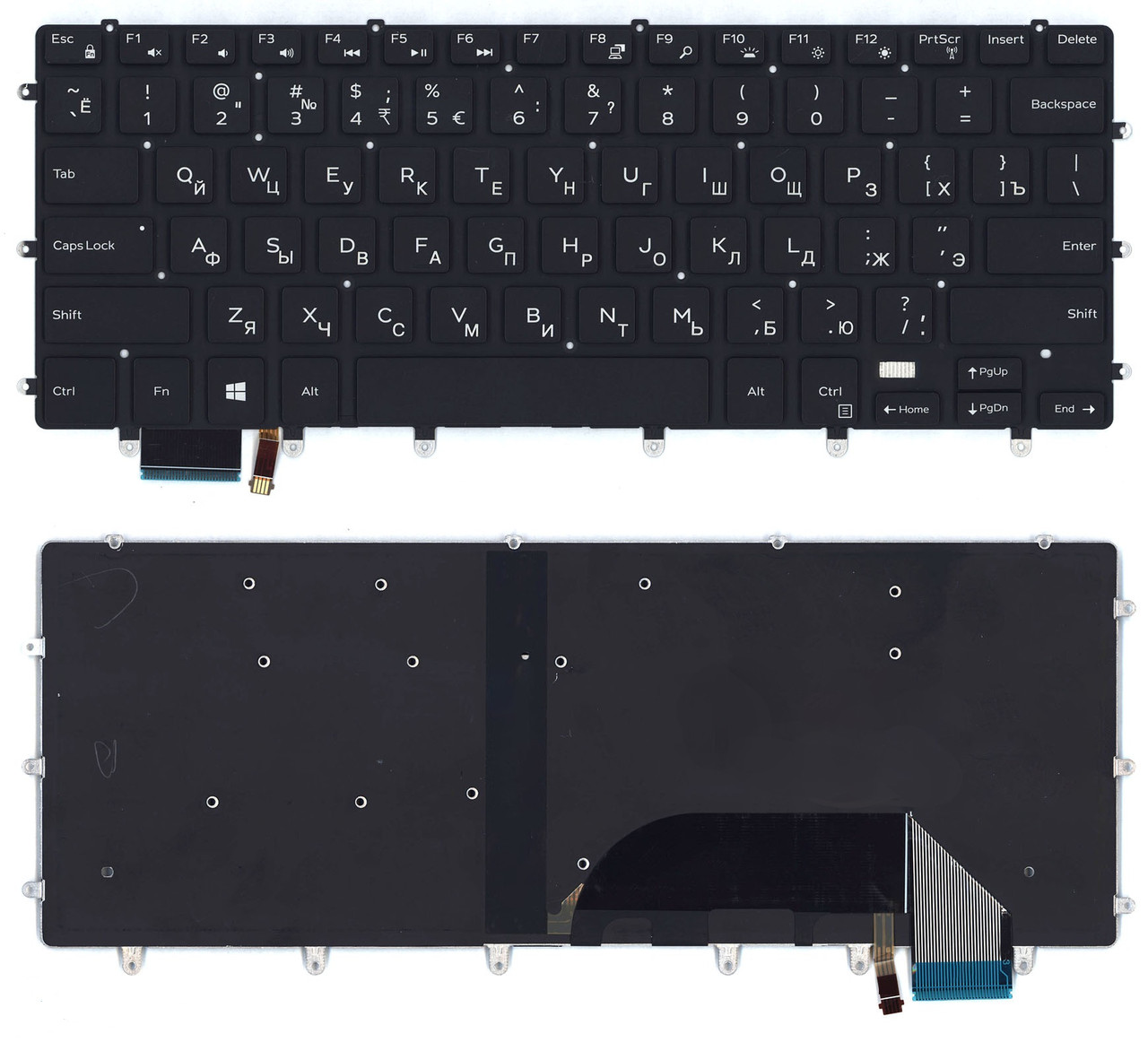 Клавиатура для ноутбука DELL XPS 15 9550 с подсветкой