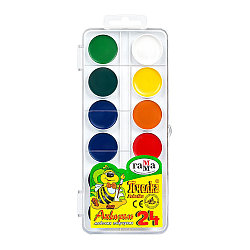 Краски акварельные "Пчёлка" 24 цвета (Цена с НДС)