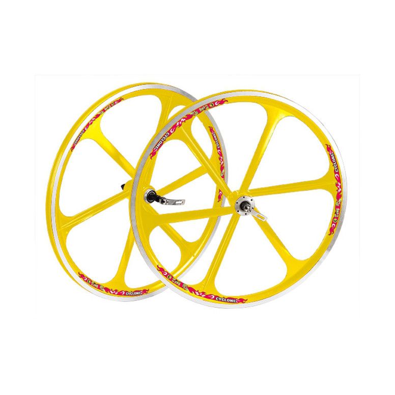 Комплект колёс 26" Teny Rim TAFD/THREAD DISK-6000 желтый - фото 1 - id-p213521030
