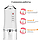 Ирригатор (флоссер) для гигиены полости рта Oral Irrigator 4 сменные насадки, фото 3