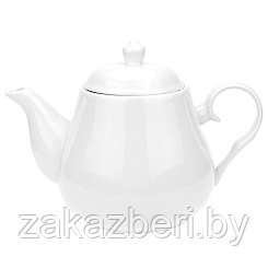 "Белье" Чайник заварочный фарфоровый 1л, д14см h11,5см (Китай)