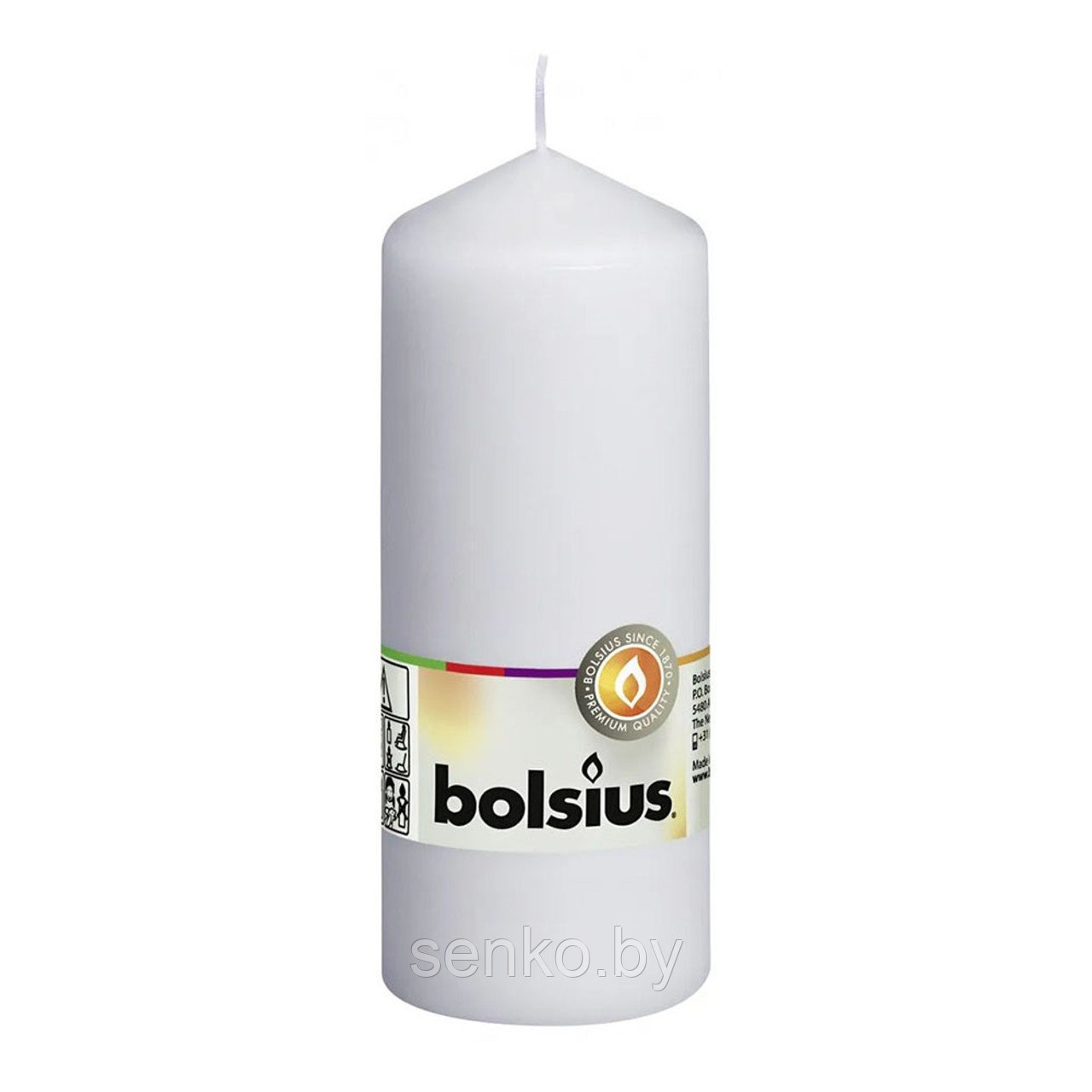 Свеча парафиновая 200/68 Bolsius