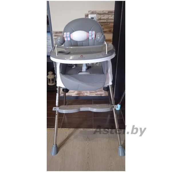 Стульчик для кормления BabyHit Biscuit BHC104 GREY серый - фото 6 - id-p213531028