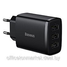 Сетевое зарядное устройство Baseus "CCXJ020101", Compact Charger 3U 17W, черный