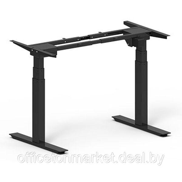 Каркас стола с электроприводом одномоторный 3-х ступенчатый "Waltz A4-RH-BL", USB зарядка, черный - фото 1 - id-p209670366