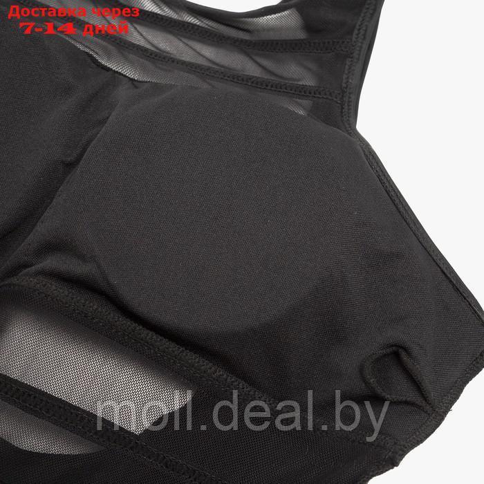 Купальник женский слитный MINAKU цвет чёрный, размер 46 - фото 5 - id-p213479878