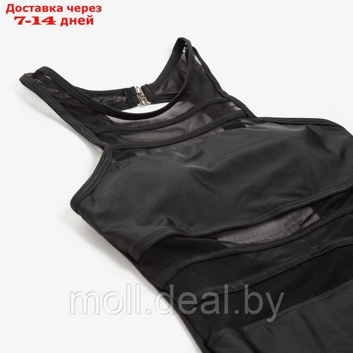 Купальник женский слитный MINAKU цвет чёрный, размер 48 - фото 2 - id-p213479879