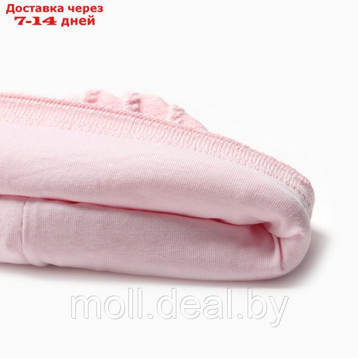 Шапка детская, цвет розовый, размер 40-42 - фото 2 - id-p213487779