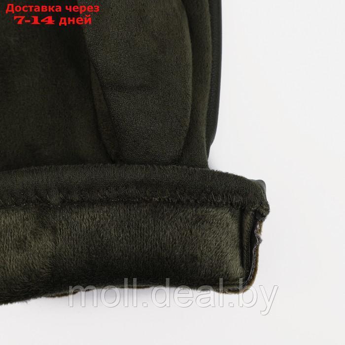 Перчатки женские, безразмерные, без утеплителя, цвет хаки - фото 3 - id-p213484704