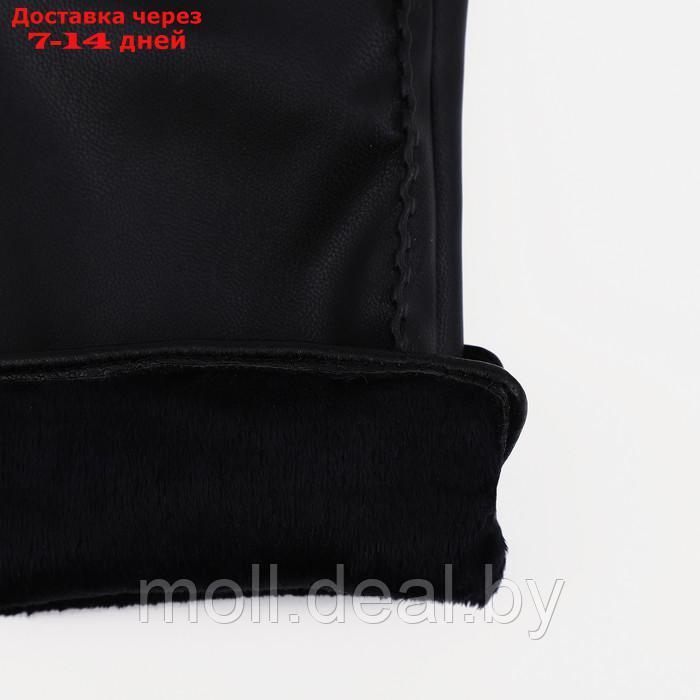 Перчатки женские, безразмерные, без утеплителя, цвет чёрный - фото 3 - id-p213484713
