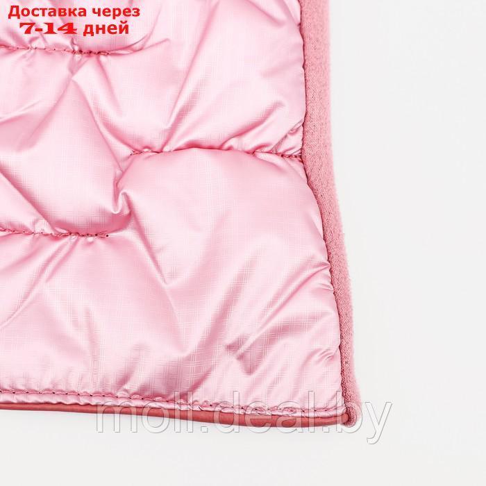 Перчатки женские, безразмерные, с утеплителем, цвет розовый - фото 2 - id-p213484720
