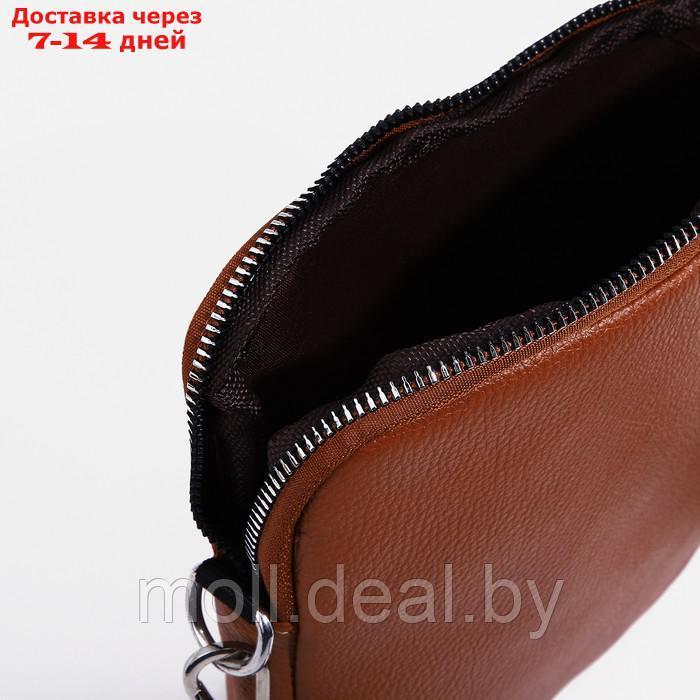 Рюкзак на молнии, 4 наружных кармана, сумка, цвет коричневый - фото 7 - id-p213484766