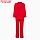 Костюм женский (жакет, брюки) MINAKU: Green trend цвет красный, размер 48, фото 7