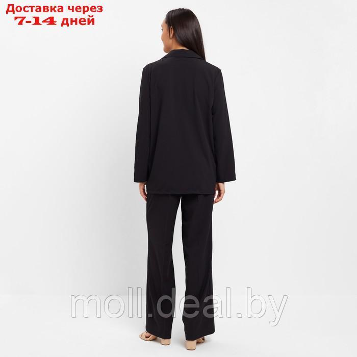 Костюм женский (жакет, брюки) MINAKU: Green trend цвет чёрный, размер 42 - фото 5 - id-p213486882