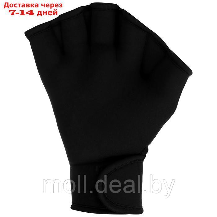 Перчатки для плавания из неопрена 2.5мм, цвет черный, размер L - фото 2 - id-p213485894