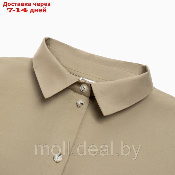 Костюм женский (рубашка, шорты) MINAKU: Oversize цвет зелёный, размер 44 - фото 10 - id-p213486890