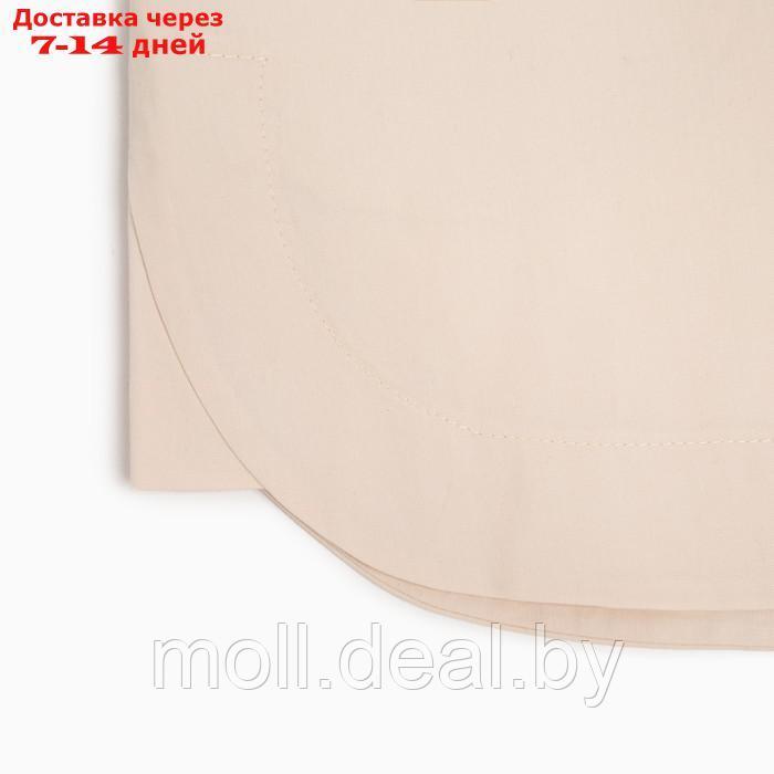 Костюм женский (рубашка, шорты) MINAKU: Oversize цвет молочный, размер 48 - фото 10 - id-p213486893