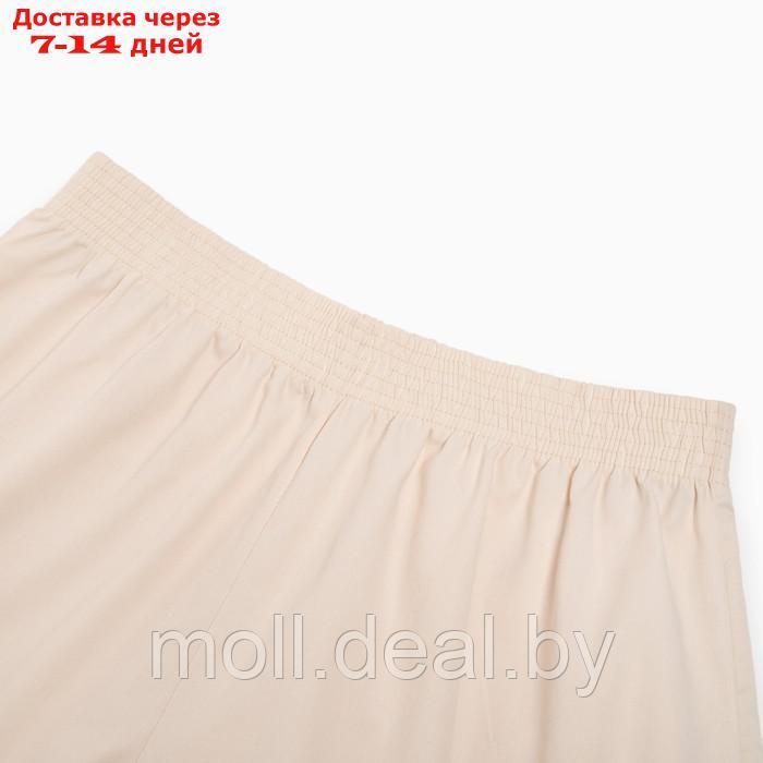 Костюм женский (рубашка, шорты) MINAKU: Oversize цвет молочный, размер 46 - фото 9 - id-p213486902