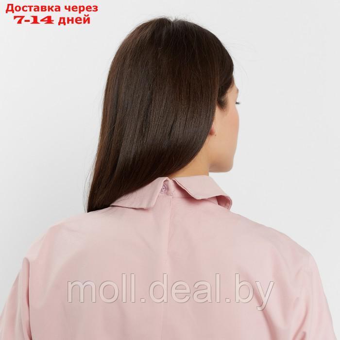 Костюм женский (рубашка, шорты) MINAKU: Enjoy цвет розовый, размер 48 - фото 6 - id-p213486913