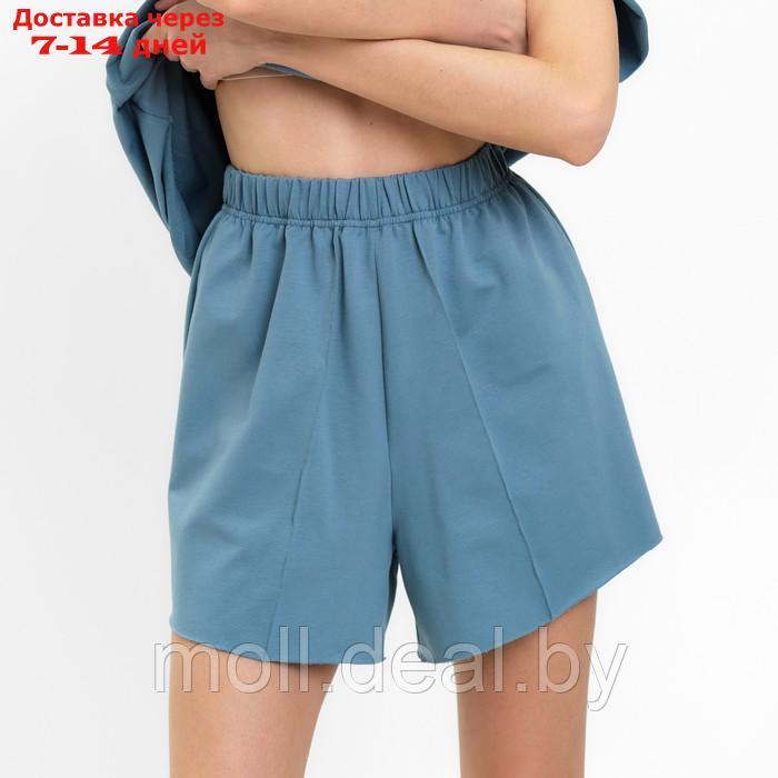Комплект женский (майка, шорты) MINAKU: Casual Collection цвет пепельный, р-р 44 - фото 4 - id-p213486914