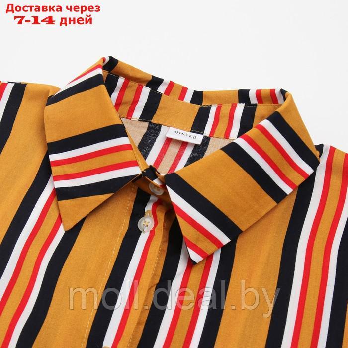 Комплект женский (рубашка, брюки) MINAKU: Enjoy цвет желтый, р-р 46 - фото 6 - id-p213486923