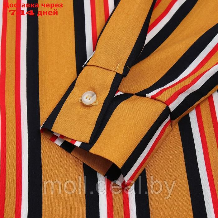 Комплект женский (рубашка, брюки) MINAKU: Enjoy цвет желтый, р-р 48 - фото 7 - id-p213486925