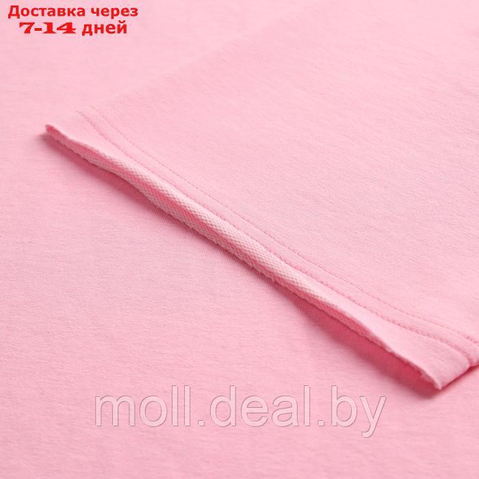 Комплект (футболка, шорты) женский MINAKU: Casual Collection цвет светло-розовый, р-р 42 - фото 3 - id-p213486945