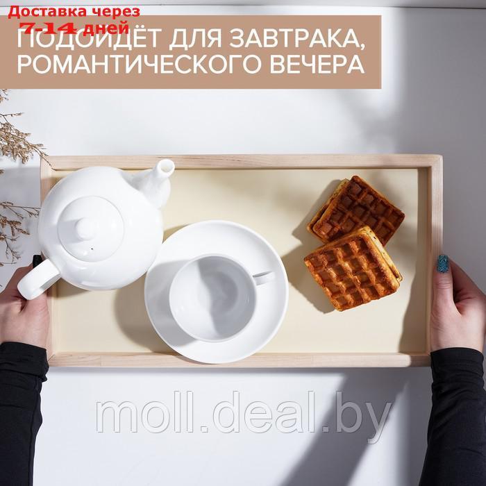 Столик-поднос для завтрака Adelica, 43×23×4 см, береза, в подарочной коробке - фото 4 - id-p213485955