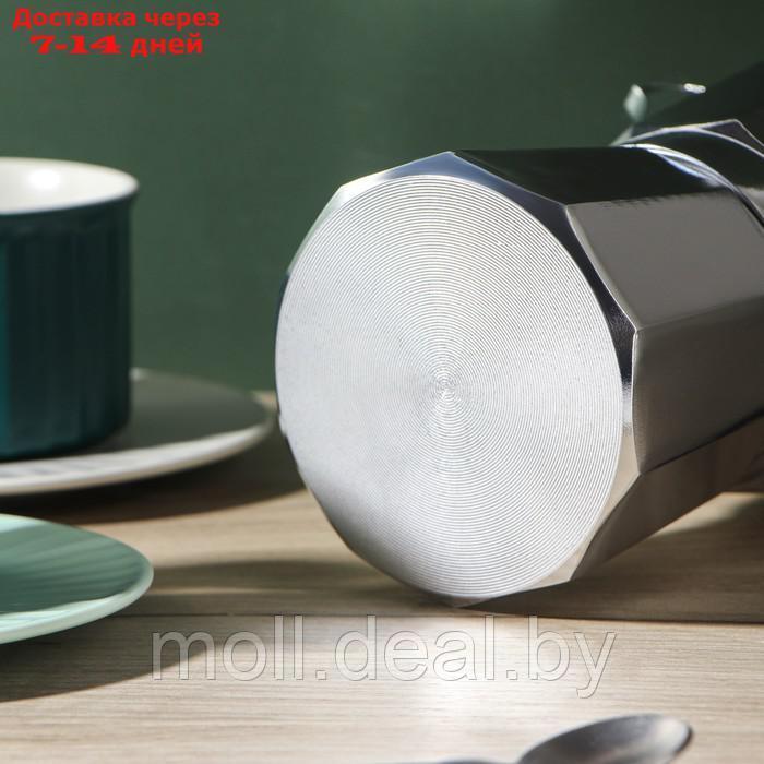 Кофеварка гейзерная Доляна Alum, на 6 чашек, 300 мл - фото 6 - id-p213485968