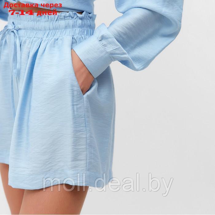Костюм женский (блузка, шорты) MINAKU: Casual Collection цвет голубой , р-р 44 - фото 8 - id-p213486999