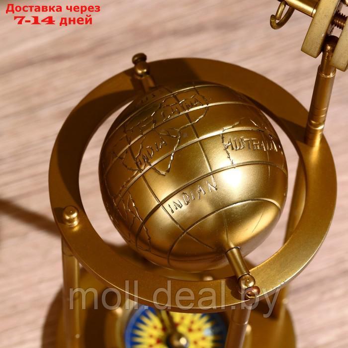 Сувенир "Глобус" с компасом и лупой, высота 23,5 см - фото 4 - id-p213486044