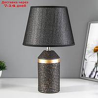 Настольная лампа "Брианна" Е14 40Вт черно-золотой 22х22х36,5 см