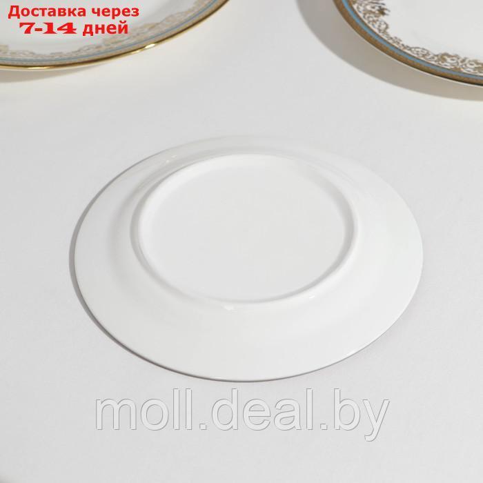 Набор тарелок фарфоровых Royal, 3 предмета: d=18/23/25,7 см, цвет белый - фото 4 - id-p213487108