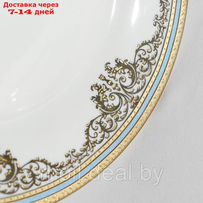 Набор тарелок фарфоровых Royal, 3 предмета: d=18/23/25,7 см, цвет белый - фото 5 - id-p213487108